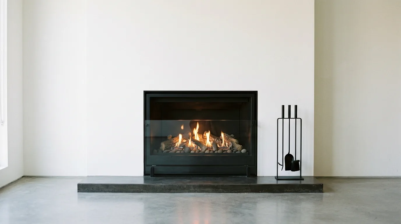Use a fireplace grate for better airflow